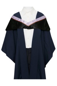設計淺紫色披巾畢業袍     訂製香港理工學院畢業袍      碩士畢業袍     公司金融碩士       畢業袍生產商   PolyU  DA550